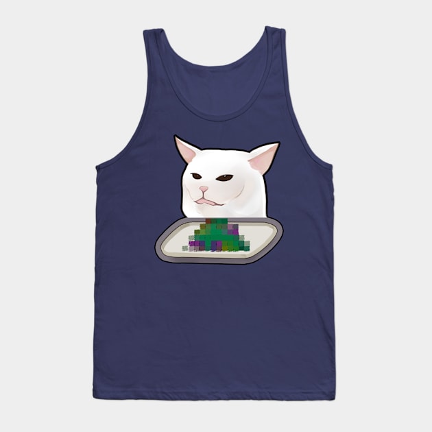 salad cat Tank Top by mushopea